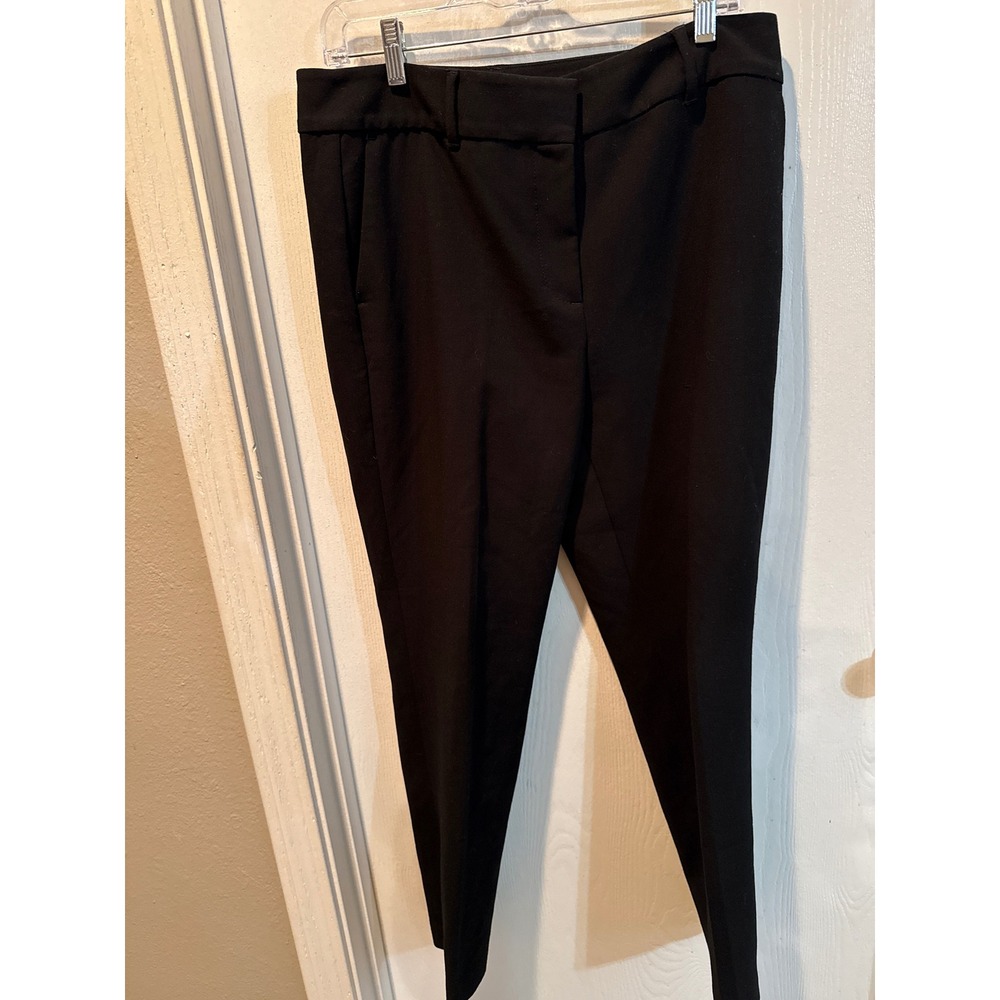 Ann Taylor Factory Black Tapered Ankle Dress Pants Womens Size 8 Professional